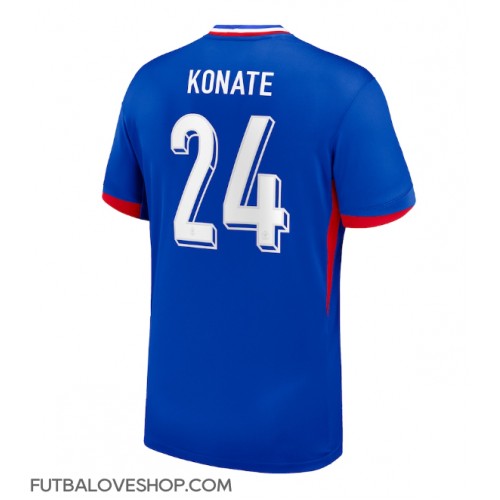 Dres Francúzsko Ibrahima Konate #24 Domáci ME 2024 Krátky Rukáv